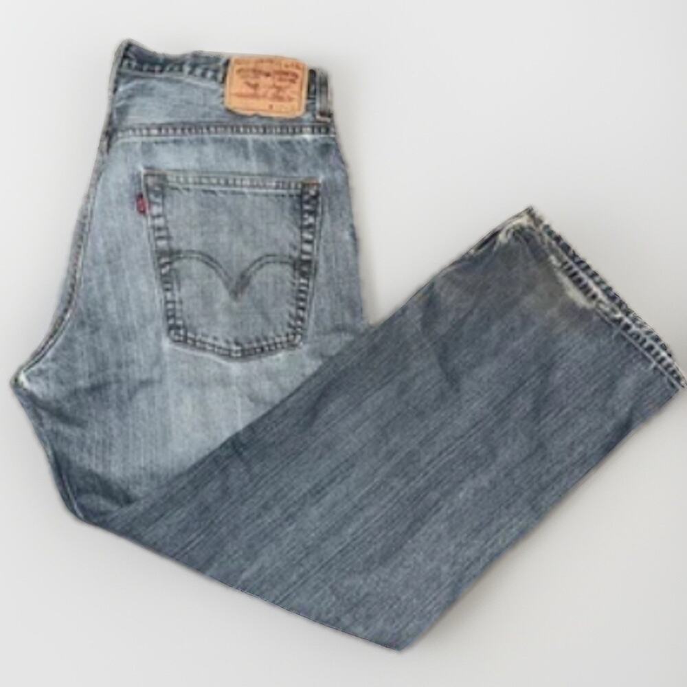 Levi’s 569 Loose Straight Fit Jeans Men’s 34x29 Medium Wash Blue Relaxed Denim